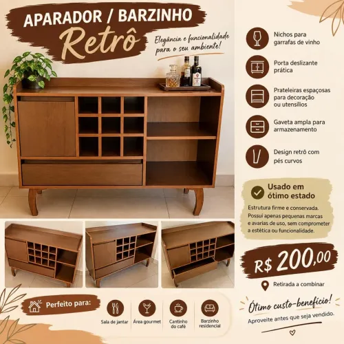 Barzinho/aparador