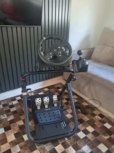 Volante Logitech G920 + câmbio force shifter + cockpit extreme SXT V2