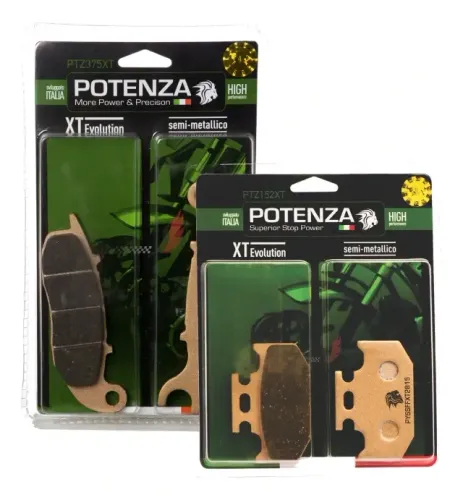 Kit Pastilhas de Freio Potenza Yamaha Fazer 250 - Lacradas
