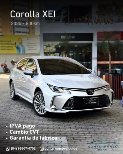 Toyota Corolla XEI 2.0 Flex 16V Aut. 2026