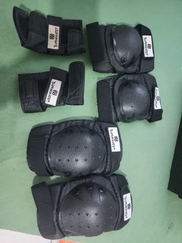Kit proteção para patins skate, bike elétrica Bob Burnquist