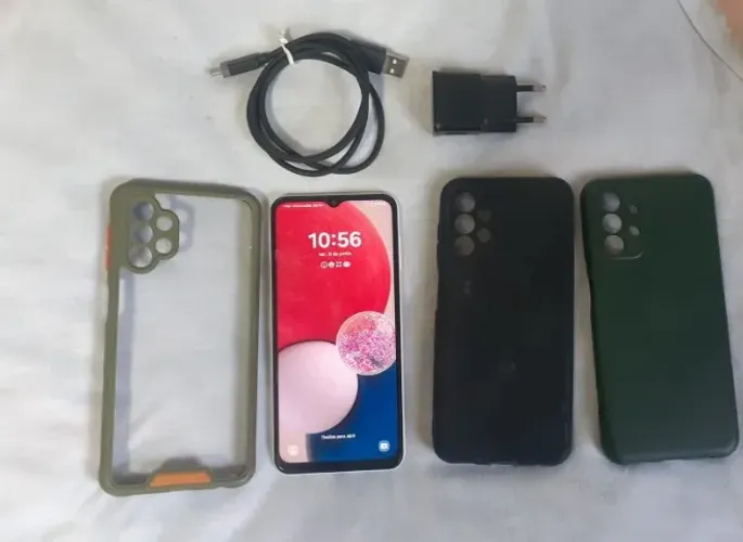 Samsung Galaxy A13 branco 128GB 50 megapixel , pelicula, e capas