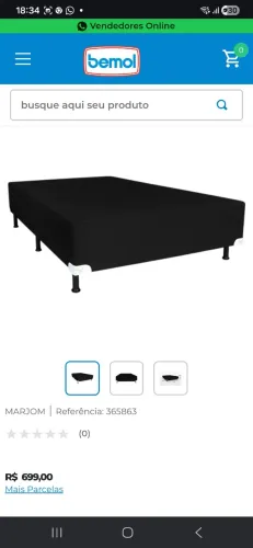 Suporte Cama Box