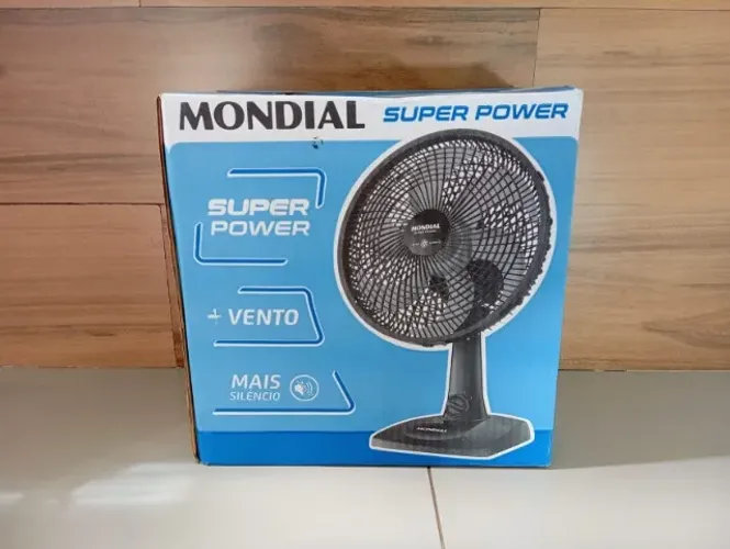 Ventilador de Mesa 30cm Turbo Mondial 127v (Novo na Caixa)