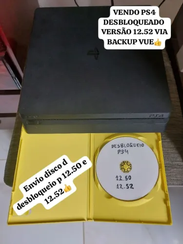 PS4 SLIM DESBLOQUEADO 12.52 C VUE MUSTAFA