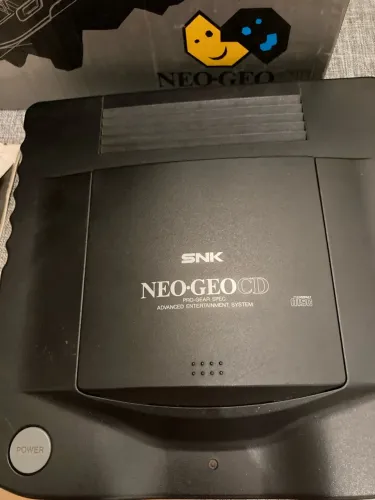 Neo Geo Cd Top Loader - na caixa 2 jogos, sem controles