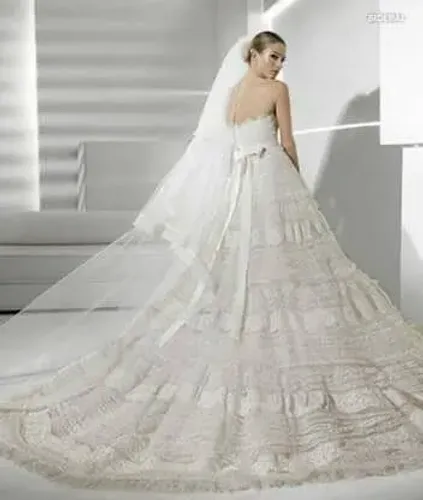 Vestido de Noiva Marca La Sposa - ProNovias com véu incluso - Promo Final!! Impecável!!