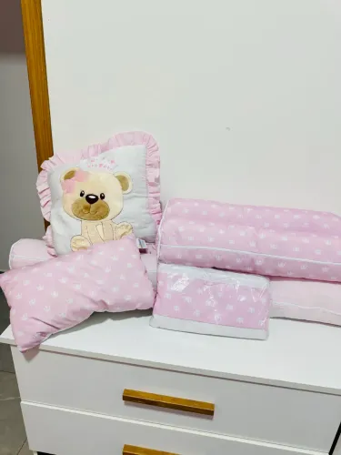 Kit berço urso feminino 