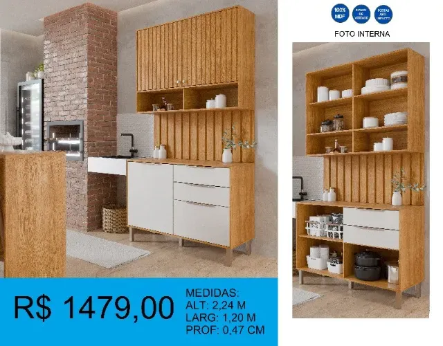 LINDO ARMARIO DE COZINHA - COMPRE HOJE E RECEBA EM ATÉ 72 HORAS 