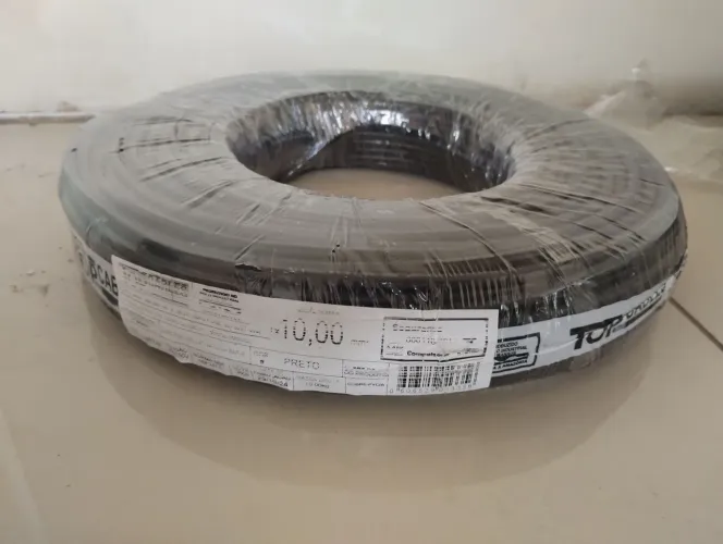 Cabo Elétrico 10mm com 100 metros