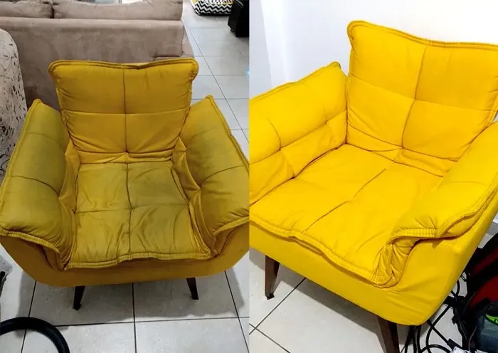 Higienização de estofados Limpeza