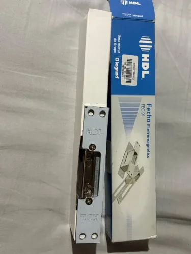 Fecho Eletromagnético HDL FEC-91 (Espelho Longo) 12V - Novo
