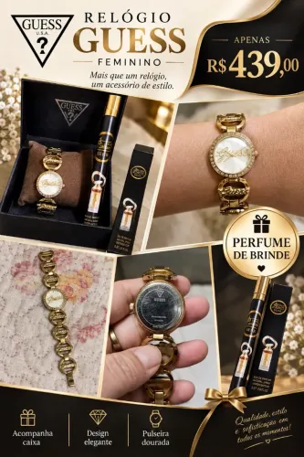 Relógio feminino guess 