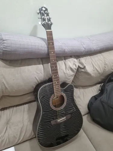 Violão folk strimberg com upgrades feito por lutier