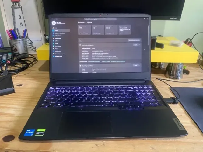 NOTEBOOK GAMER LENOVO IDEAPADGAMING 3I
