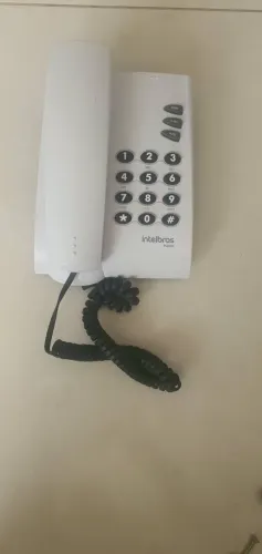 Telefone fixo Intelbras branco