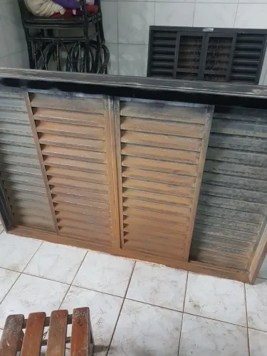 Janelas de ferro 1,5 x 1,0 p/ reformar