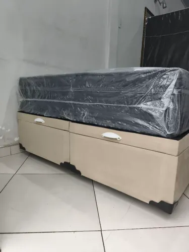 Cama box casal bipartido outlet de fábrica 