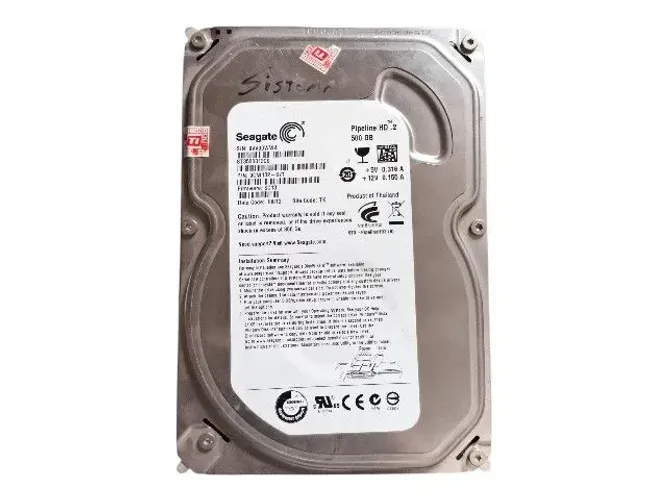 HD Seagate 500GB SATA 3,5" Pipeline HD.2 ST3500312CS - Funcionando