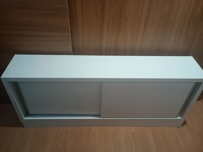 Armário Branco 2 Portas de Correr