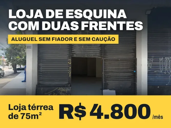 LOJA DE ESQUINA 75M² - JACARECANGA