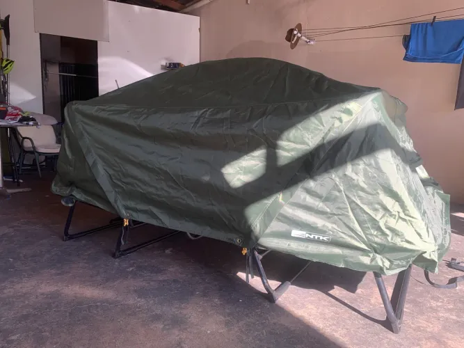 Barraca/Cama Suspensa Casal Nautika Tatu - Conforto e Praticidade para Camping