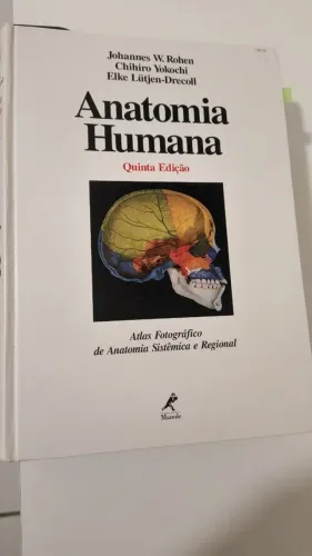 Livro Anatomia Humana atlas fotográfico de anatomia sistêmica e regional