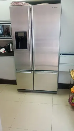 Geladeira Samsung side by side inox frost free ENTREGO