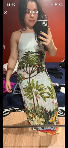 Vestido Farm Original Longo Estampado P
