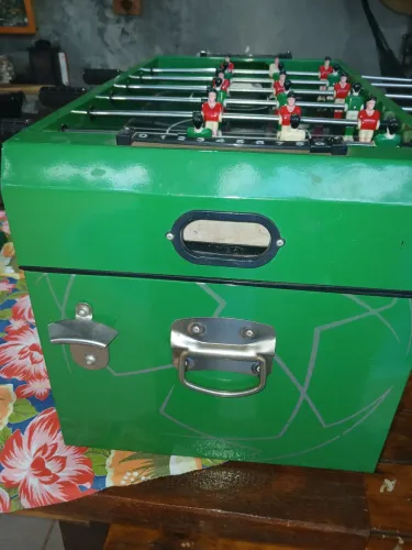 Pebolim cooler, colecionador, único 