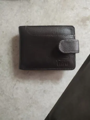 Carteira Masculina Couro Marrom 100% Legítimo Original.