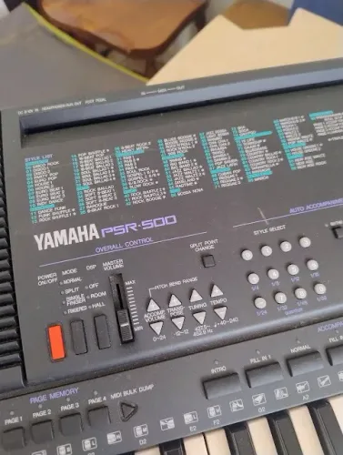 teclado yamaha psr-500