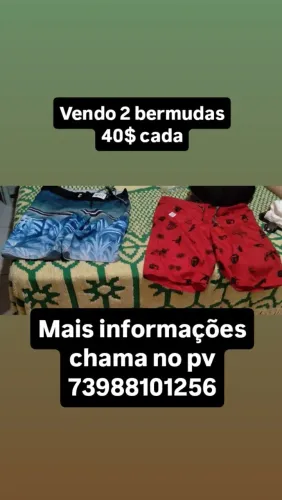 Vendo 2 bermudas 40$