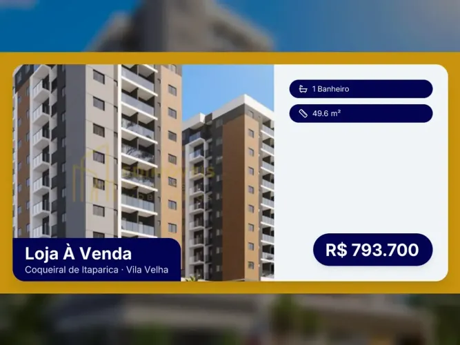Lojas Comerciais em Coqueiral de Itaparica  Ideal para Empreendedores!