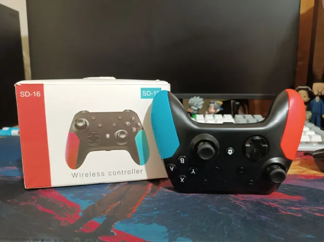 Controle Sem Fio SD-16 para Nintendo Switch e PC (Na Caixa!)
