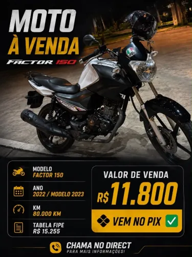 Factor 150, só pegar e andar faço 11 Mil !!