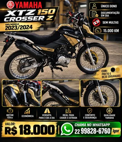 Vendo moto Yamaha XTZ CROSSER 150 Z