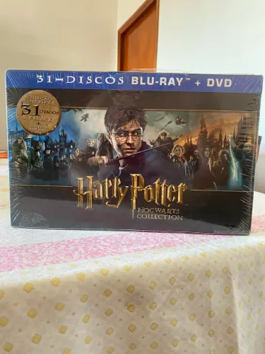Box em Bluray Hogwarts Collection