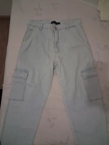 Calça Baggy Jeans Cargo