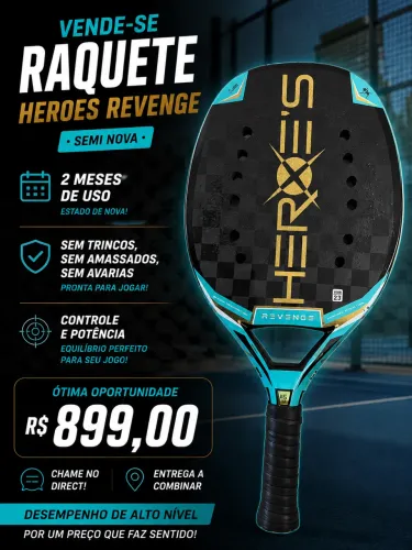 raquete heroes revenge beach tennis