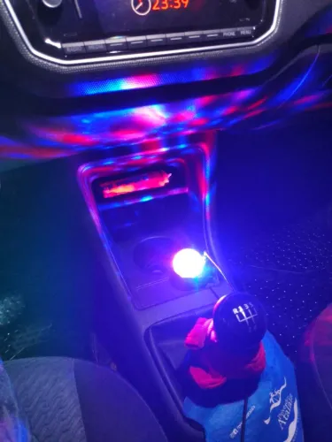 Plug USB RGB luz de discoteca 