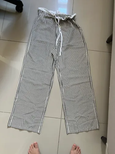 Calça listrada 