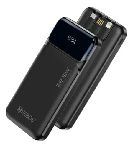 Power Bank Hrebos Pb-202 10000mah 22w Usb-c Lightning