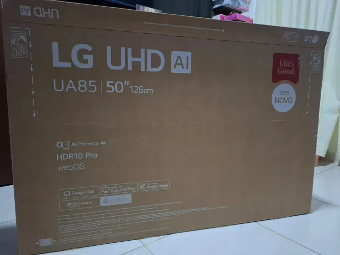 LINDA SMAT LG 50 4K BORDA INFINITA