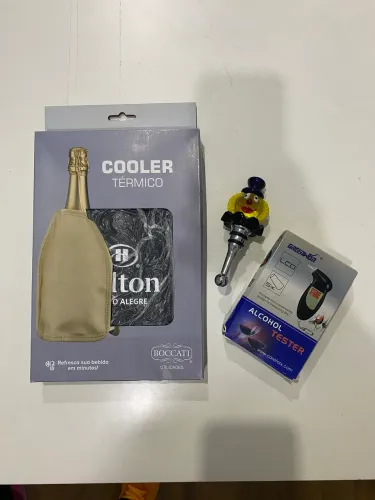 Kit térmica + rolha + detector de álcool 