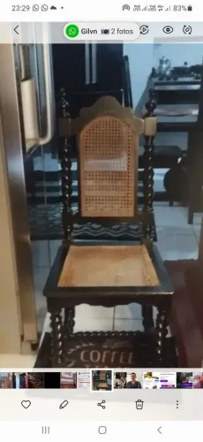 Vendo uma linda cadeira antiga