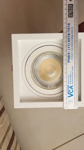 Spot branco + lâmpada de led par 30 + soquete