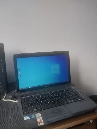 Notebook funcionando no carregador