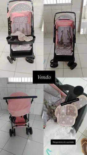 Carrinho de bebê feminino