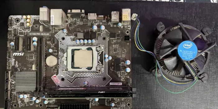 Kit Upgrade Intel i5 7400 + Placa Mãe MSI H110M + 16GB RAM DDR4 + Cooler